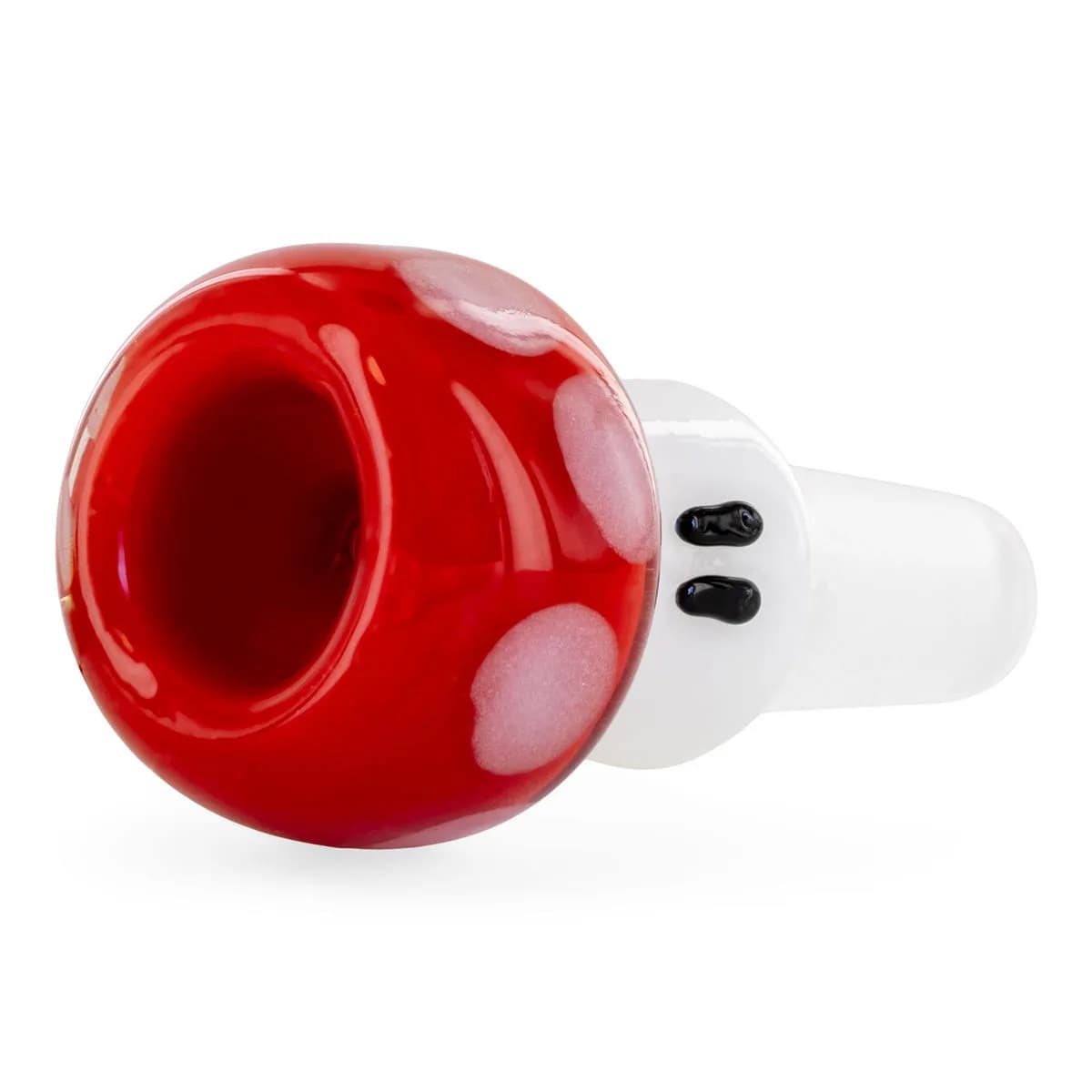 Kotlík Red Mushroom Bowl Empire Glassworks