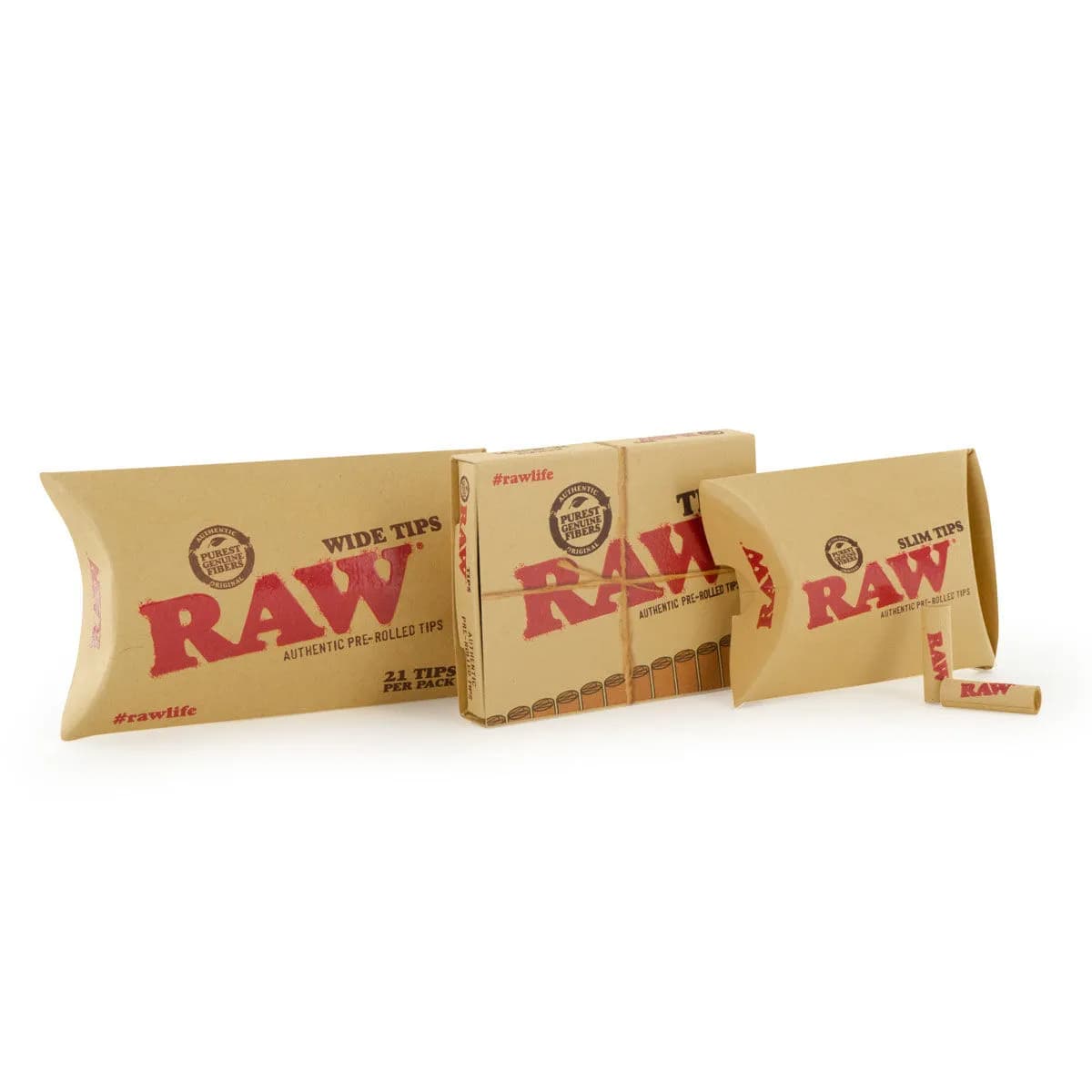 Stočené filtry RAW Pre-rolled