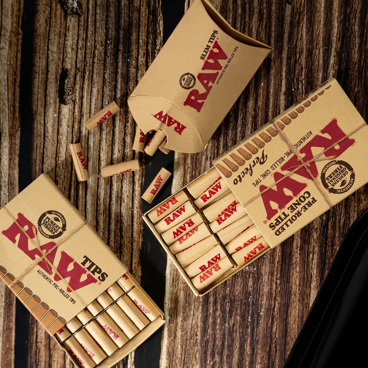 Stočené filtry RAW Pre-rolled