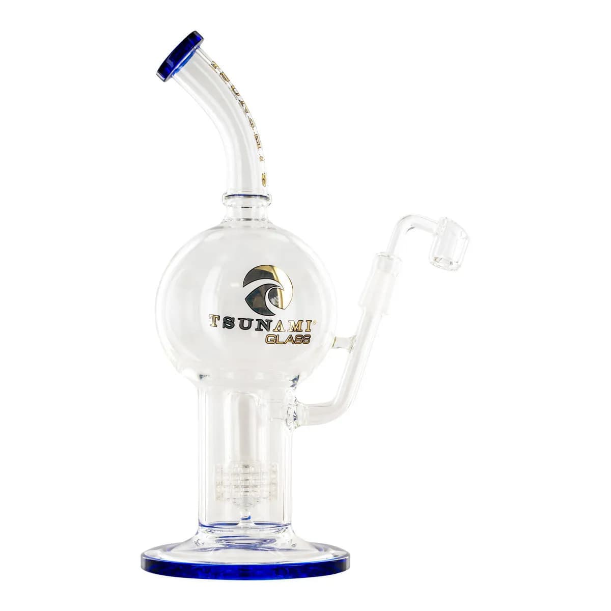 Dab Rig Shower Head Globe 11'' (Tsunami Glass)