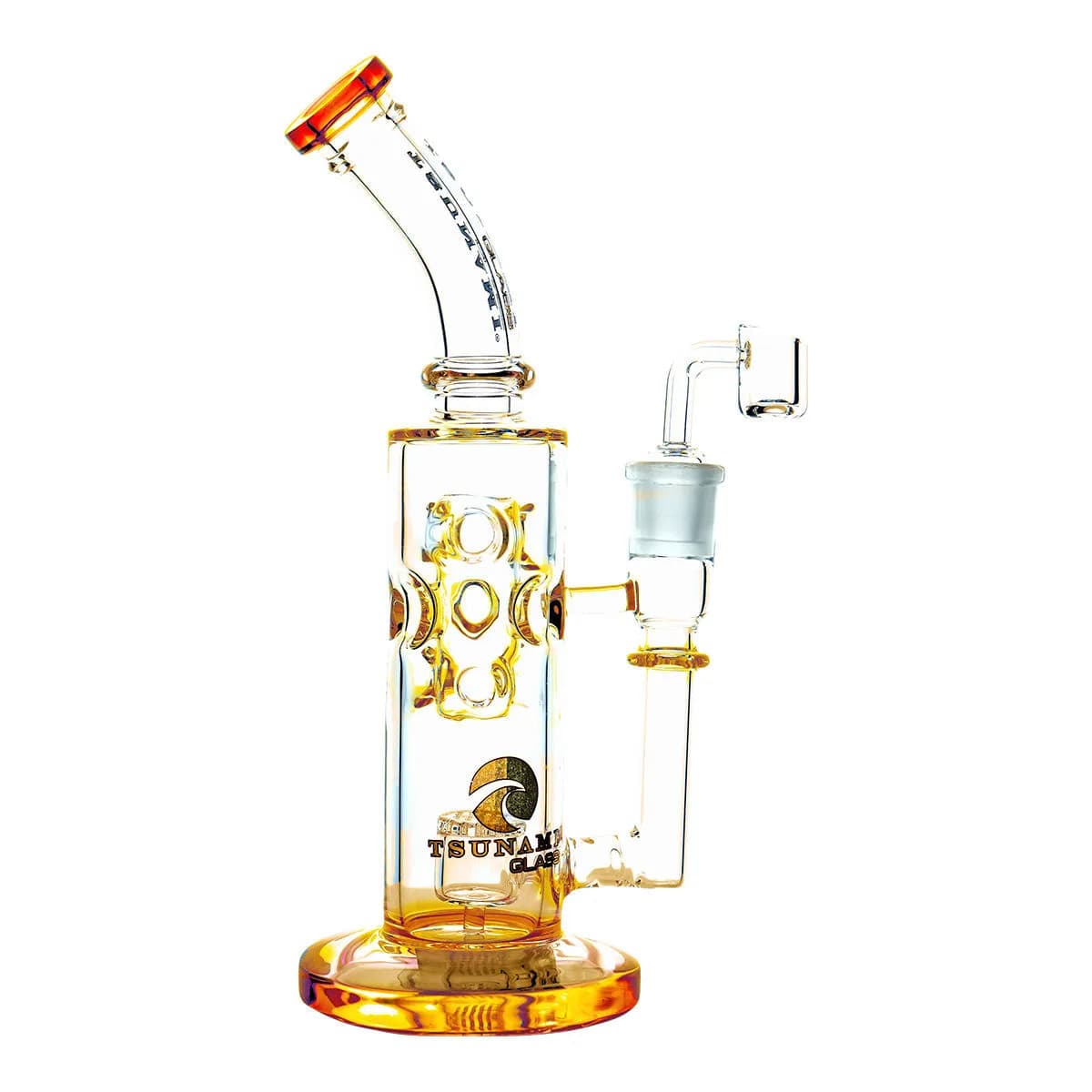 Dab rig Shower Head Swiss 11'' (Tsunami Glass)