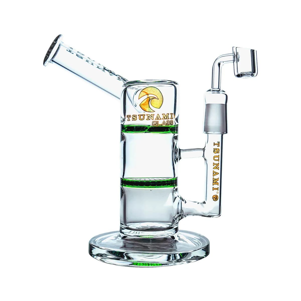 Dab Rig Tsunami Glass Honey Turbine s bočním hrdlem 9"