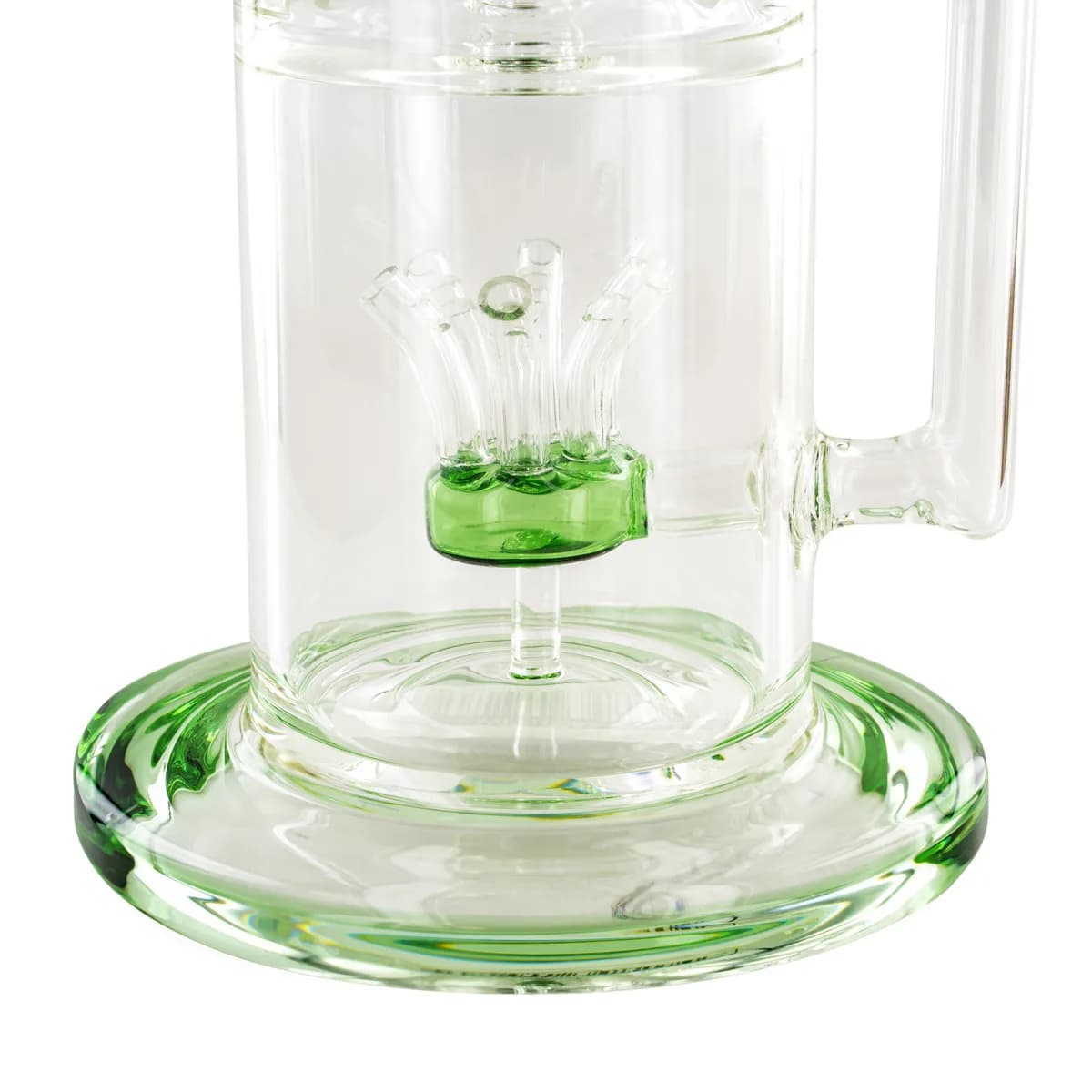 Bong se sprinklerovým perkolátorem Sprinkler Cube Perc 14'' (Tsunami Glass)