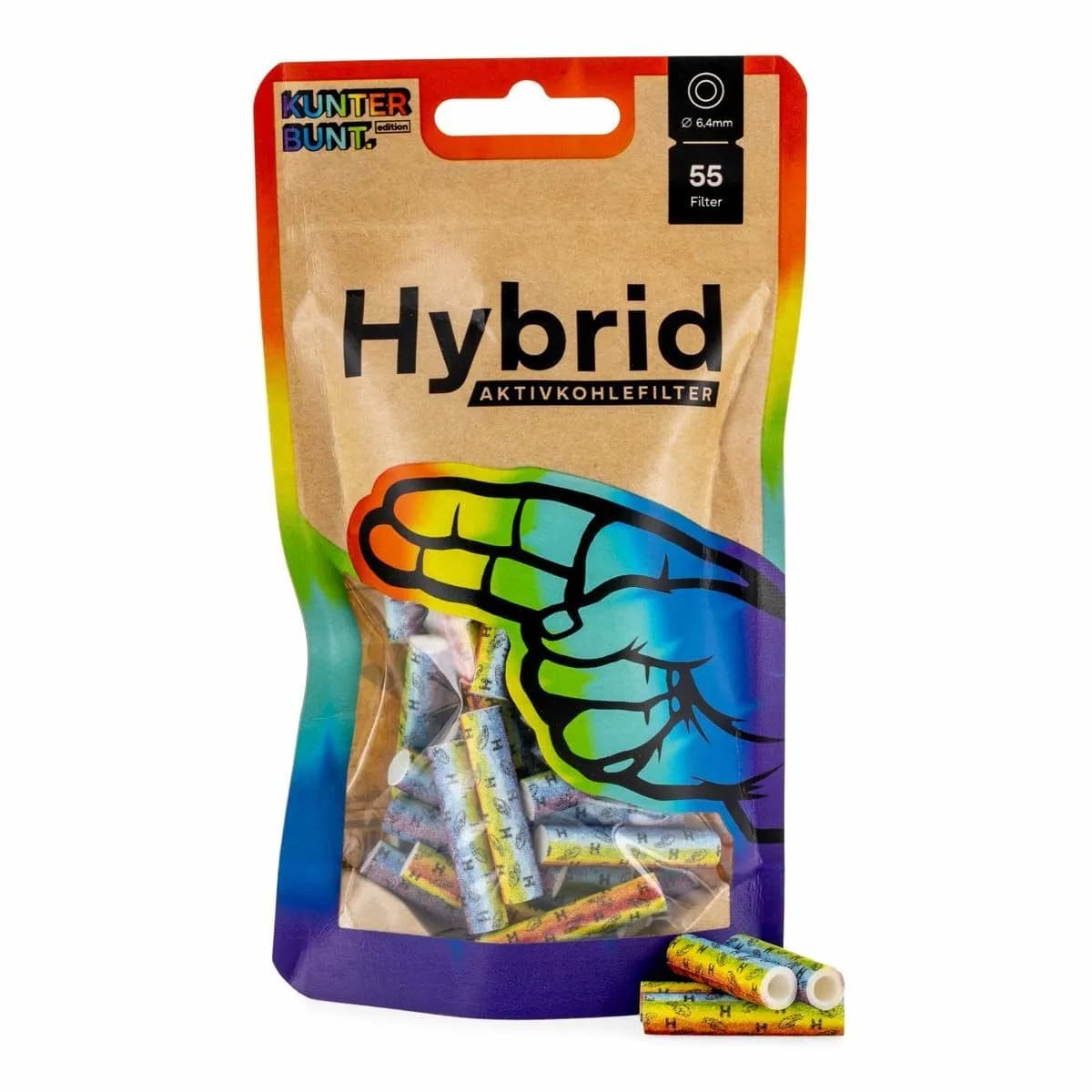 Supreme Filters barevné - 55 ks v sáčku (Hybrid)