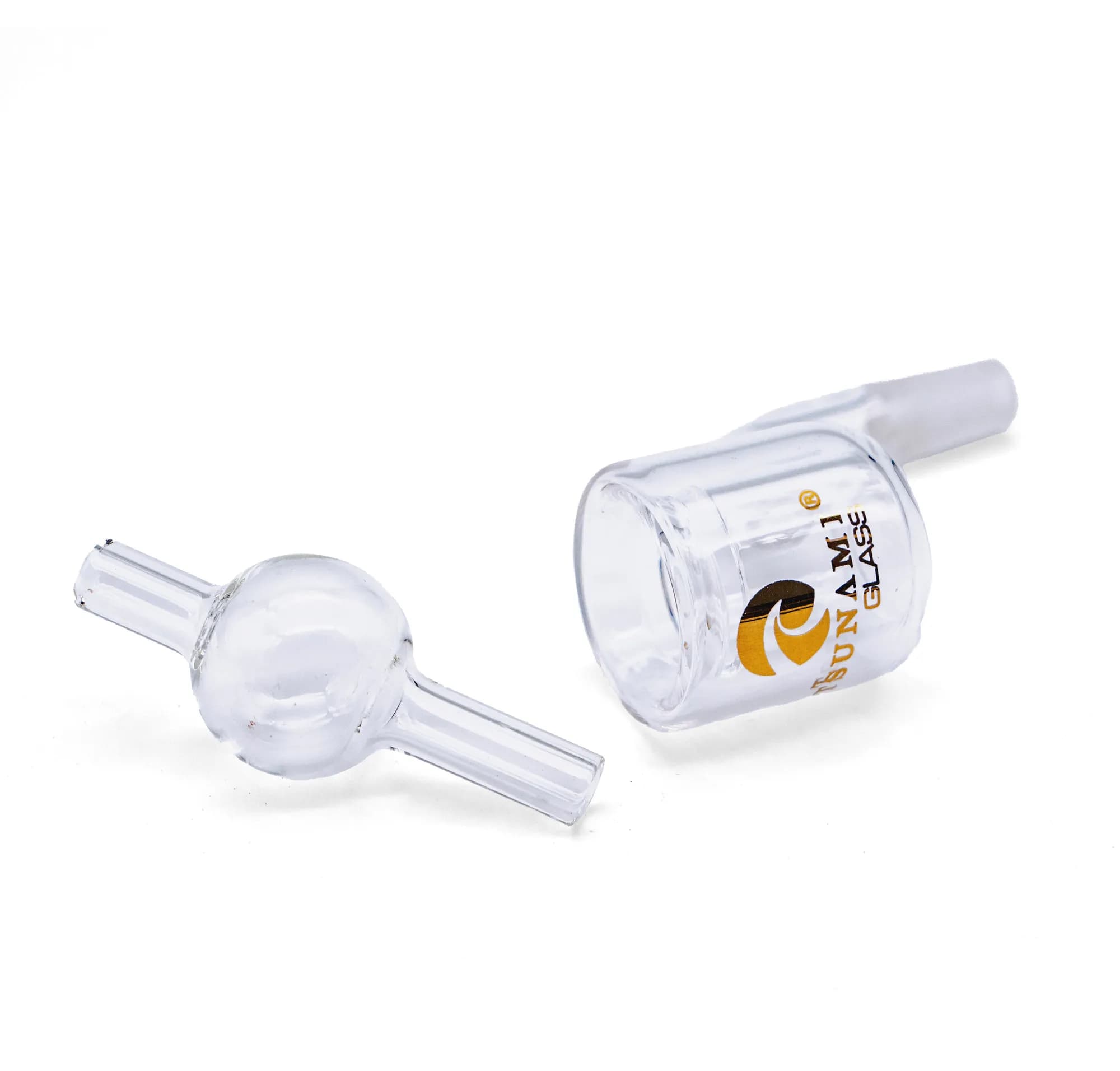 Termální křemenný banger s carb cap (Tsunami Glass)