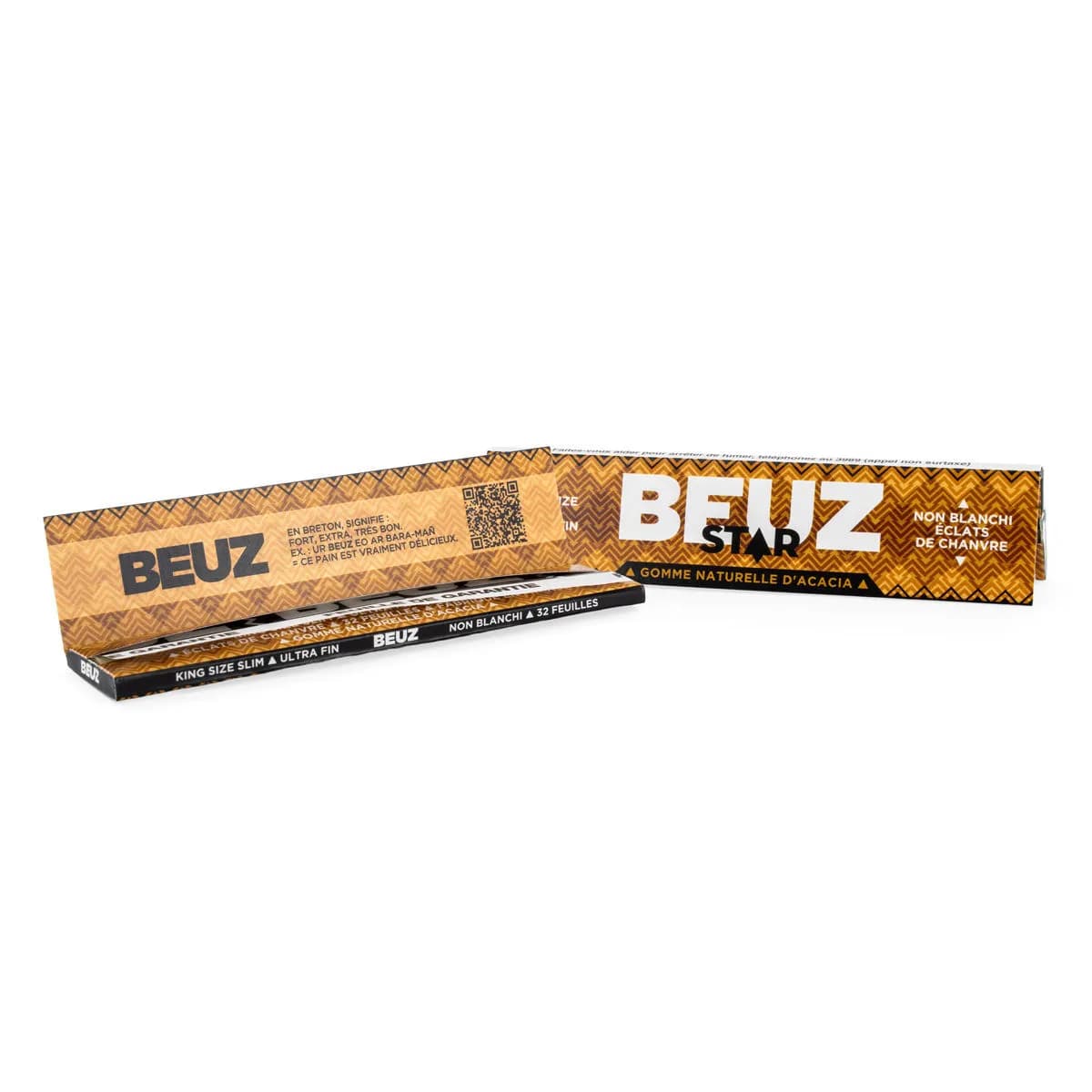Nebělené konopné papírky King Size Slim