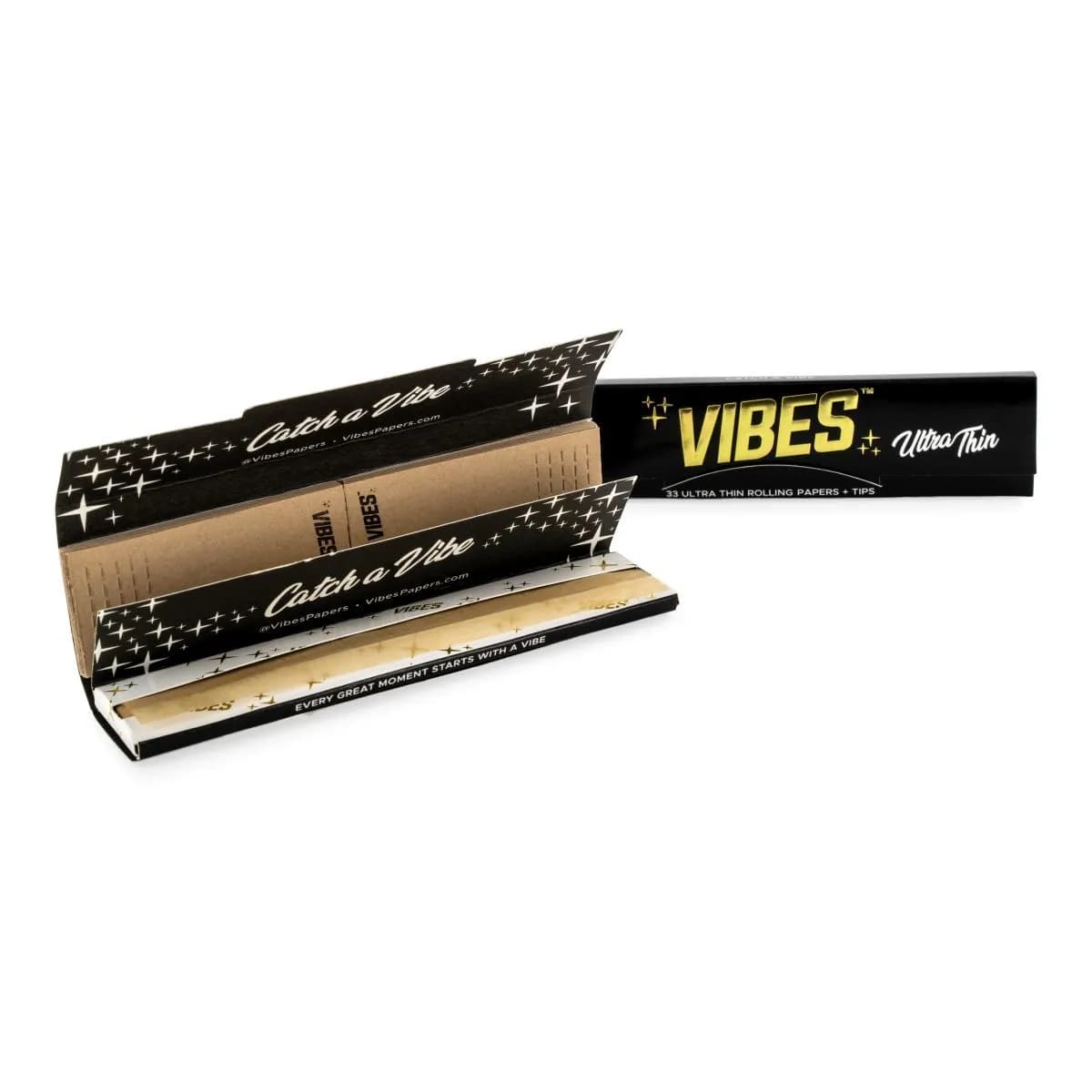 VIBES King Size Slim papírky s filtry – Ultra Thin