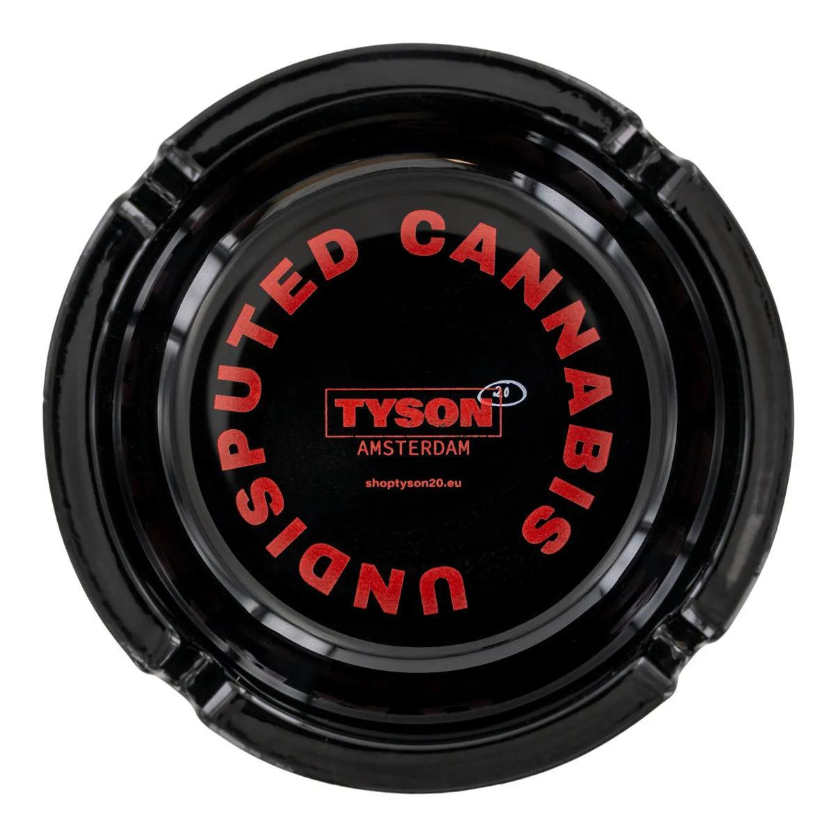 Tyson 2.0 Skleněný popelník černý