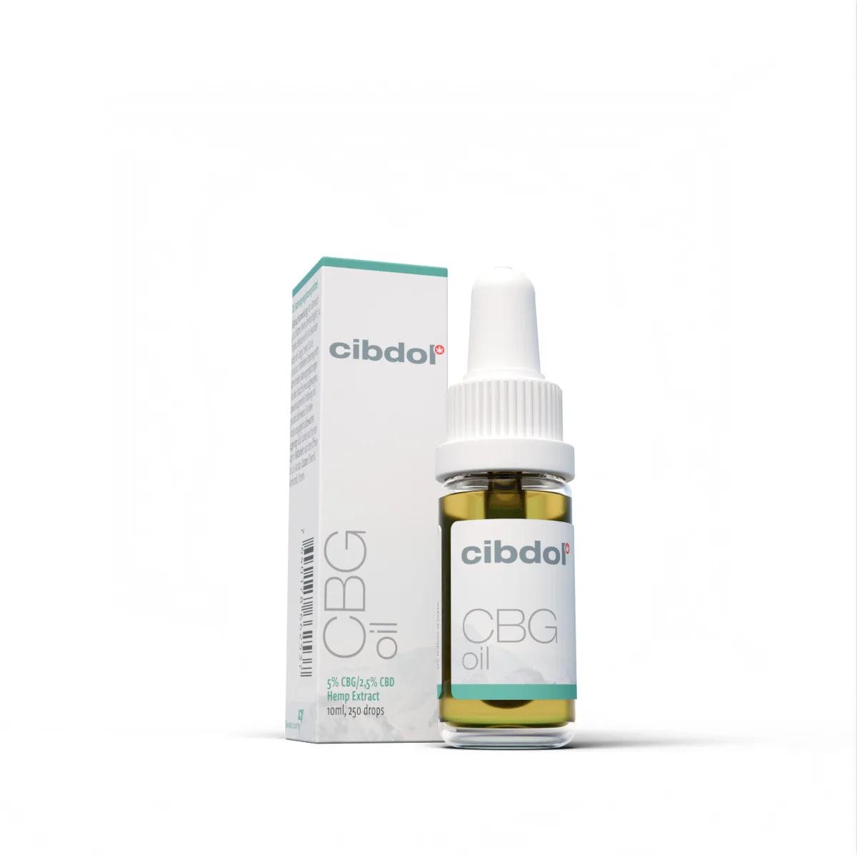 CBG olej 5% + CBD 2,5% Cibdol