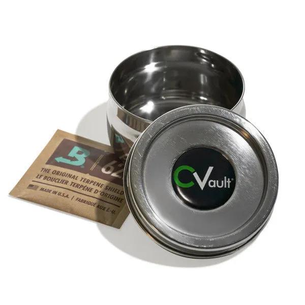 CVault Twist – nerezová dóza na uchovávání bylin
