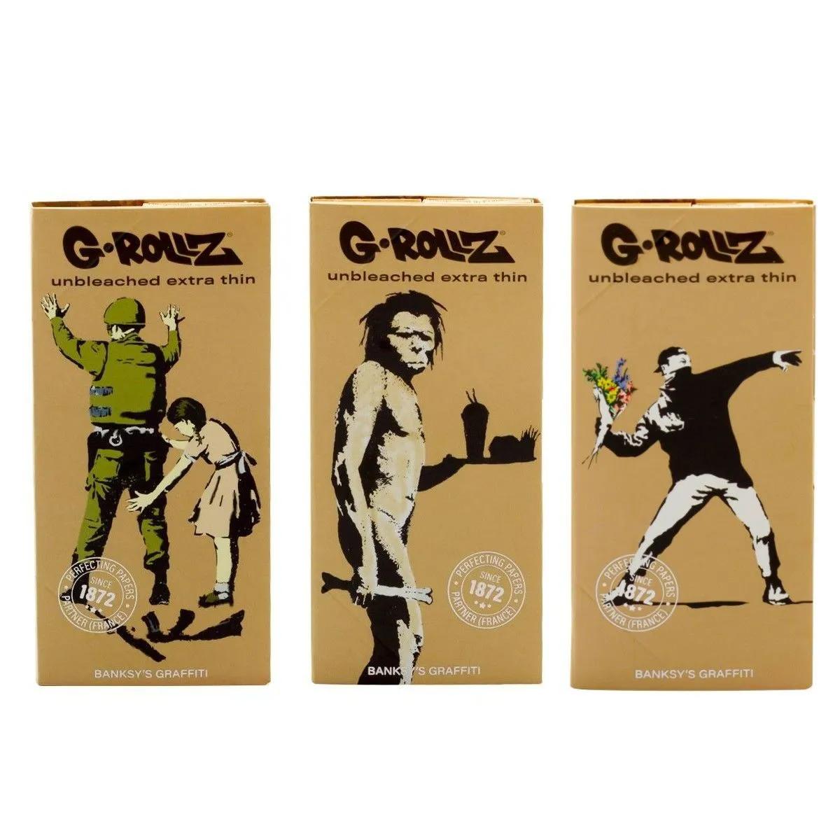G-Rollz Nebělené papírky + filtry a tácek