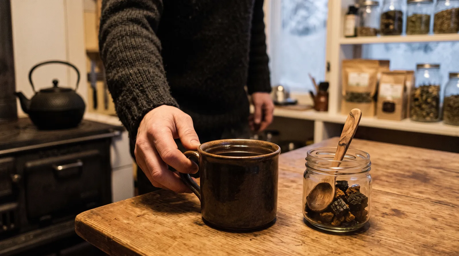 AZARIUS · 4. Chaga — funkční houba pro antioxidanty